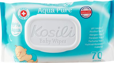MARAMICE VLAŽNE AQUA PURE BABY 70/1 KOSILI