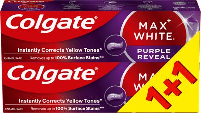 Colgate MAX WH.PU.pas.za zube 75ml 1+1