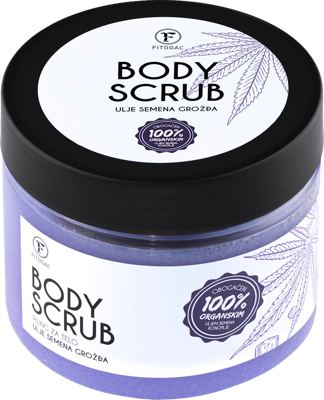 KREMA BODY SCRUB SA ULJEM SEMENA GROŽĐA 300 ML FITOGAL