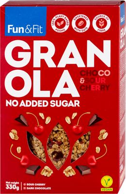 Granola coko visnja 330g