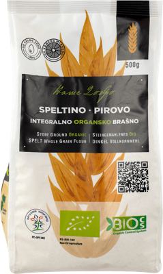 BRAŠNO ORGANSKO SPELTINO INTEG.NAŠE DOBRO 500G