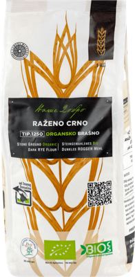BRAŠNO ORG CRNO RAŽ TIP1250 1KG ND