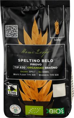 BRAŠNO ORGANSKO SPELTA BELO T-630 NAŠE DOBRO 500G