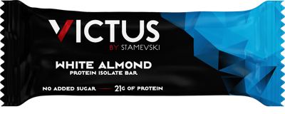 BAR PROTEIN ALMOND AND WHITE CHOCOLATE 55G VICTUS
