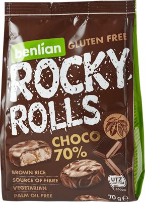 Rocky rolls choco 70g kakao