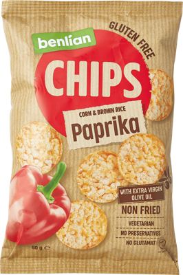 CHIPS BF PAPRIKA 50G