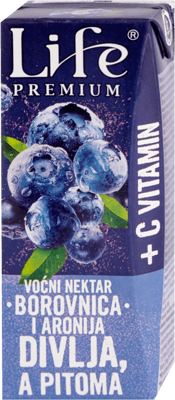 Sok borovn.i aronija Nectar Life 0,2l TP