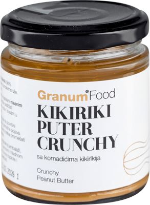 Crunchy kikiriki puter Granum 170g