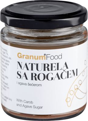 PUTER NATURELA SA ROGAČOM I AGAVA ŠEĆEROM 170GR GRANUM