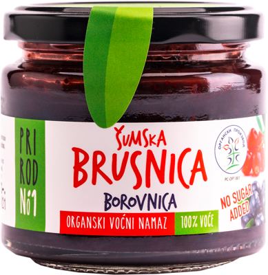 NAMAZ ORGANSKI OD ŠUMSKE BRUSNICE I BOROVNICE 200 GR PRIRODNO.1