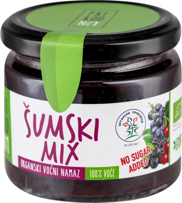 PRIRODNo1 organski namaz šumski mix 200g