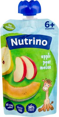 NUTRINO VOĆNI PIRE JABUKA,KRUŠKA, DINJA 100G