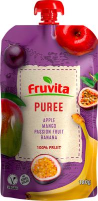 PIRE VOĆNI JABUKA MANGO MARAKUJA BANANA 180GR FRUVITA