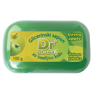SAPUN GLICERINSKI DR PLANT Z.JABUKA 100G