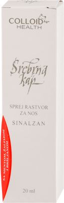 Srebrna kap SINALZAN sprej za nos 20ml