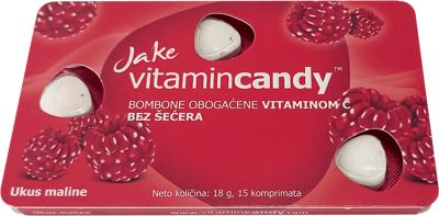 BOMBONI JAKE MALINA SA VITAMINOM C 18.75 GR