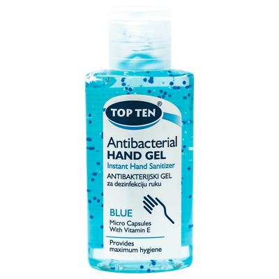 TOP TEN gel za dezin.ruku blue 50ml