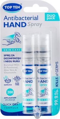 TOP TEN sprej za dezinfekc.ruku 2x12,5ml
