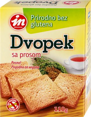 dvopek proso bezglutenski 110gr aleksandrija frusk
