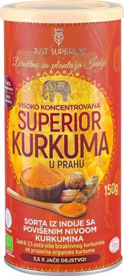 KURKUMA SUPERIOR PRAH 150G JUST SUP