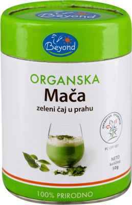 Beyond ORG.MAČA zeleni čaj u prahu 50g