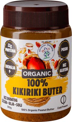COLD PRESSOK ORG.KIKIRIKI BUTER 350g
