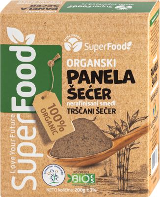 PANELA ŠEĆER 200 GR ORGANIC SUPERFOOD