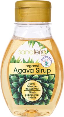 SIRUP AGAVA ORGANSKI 250GR SANATERRA