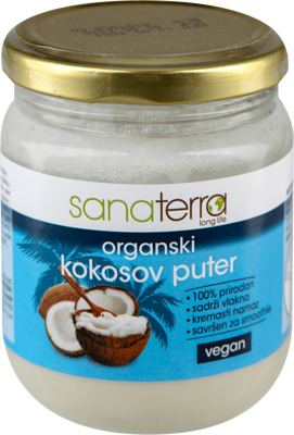PUTER ORGANSKI OD KOKOSA SANATERRA 200ML