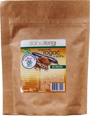 ROGAČ ORGANSKI U PRAHU 80GR SANATERRA