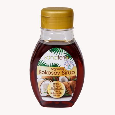 SIRUP ORGANSKI OD KOKOSA SANATERRA 250G