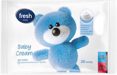Vlažne Maramice Fresh Baby Creme 20/1