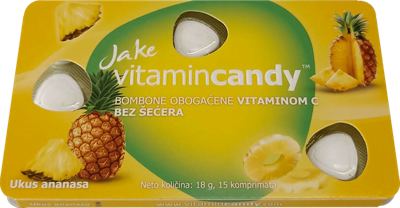 Bombone JAKE ananas 18g Packom 12