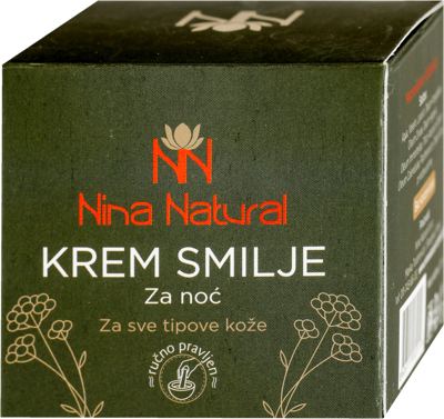 Nina Natural KREM SMILJE noćna krema50ml