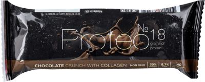 BAR PROTEIN CHOCOLATE CRUNCH PROTEO 60G