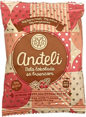 Kolac ovs./bela cokol. i brusn. Andjeli