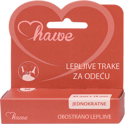 hawe dvostrane lepljive trake/odeću 50/1