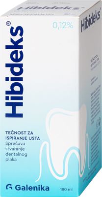 Hibideks TEČNOST ZA ISPIRANJE USTA 180ml