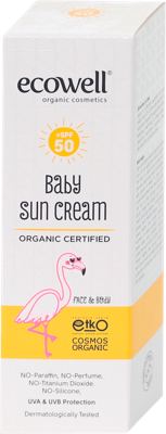 ecowell org.krema za sunč.bebe ZF50 110g