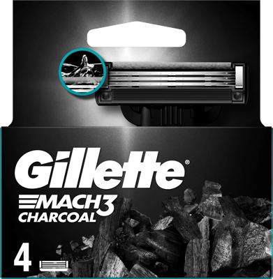 PATRONE MACH3 CHARCOAL 4CT GILLETTE