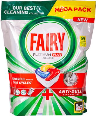 TABLETE FAIRY ADW PLATINUM PLUS 59 KOM P&G