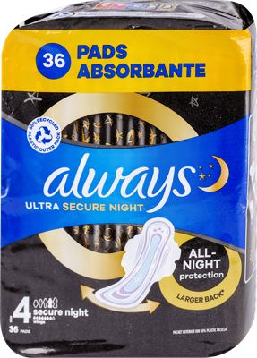 ALWAYS ULOSCI ULTRA NOC S4 MRAK 36 KOM