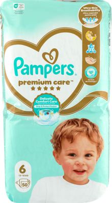 PELENE PAMPERS PREMIUM CARE 6 13-18KG 50/1