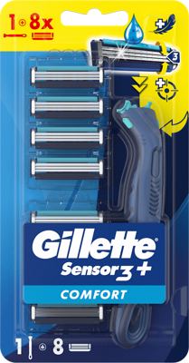 BRIJAČ GILLETTE SENSOR COMFORT + 8 DOPUNA P&G