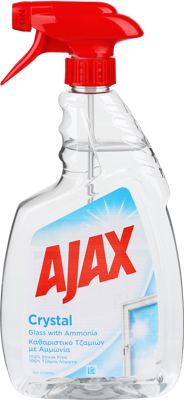 SREDSTVO ZA STAKLO PUMPICA CRYSTAL CLEA AJAX 500ML