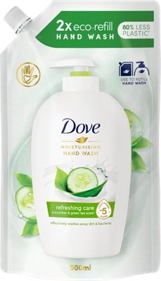 DOVE TECNI SAPUN 500ML CUCUMBER REFIL
