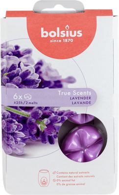 bolsius topivi vosak lavanda 6/1