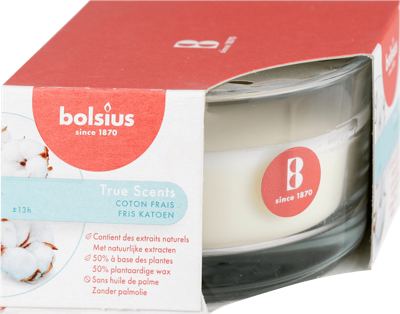 bolsius fresh cotton sveća 50/80 1/1
