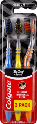 ČETKICA ZA ZUBE ZIG ZAG CHARCOAL 3PACK COLGATE