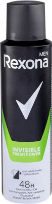 DEO SPREJ MEN INVISIBLE FRESH REXONA 150ML